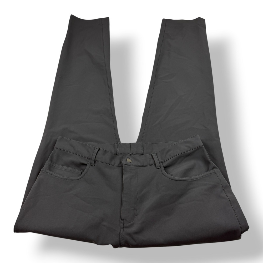 State & Liberty Mens 5 Pocket Pant Athletic Fit Charcoal Gray 33x31 Performance